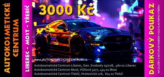 Dárkový poukaz 3000 Kč